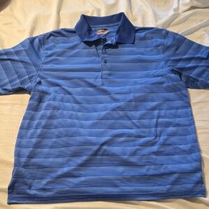 Grand Slam Men's Polo in Blue Stripes